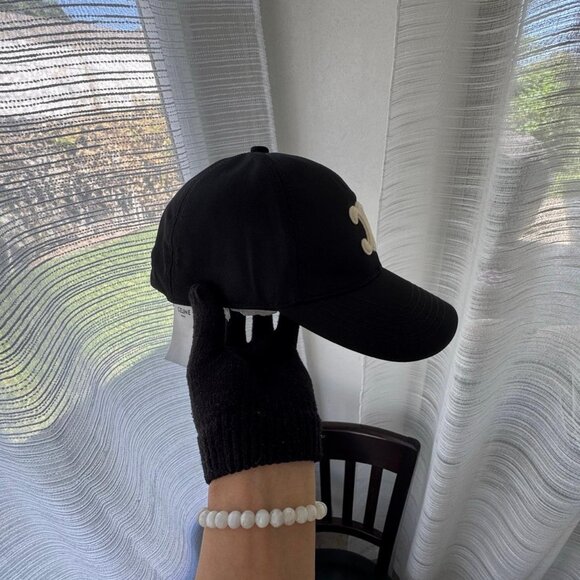 TRIOMPHE BASEBALL CAP IN COTTON ‘BLACK - Picture 6 of 8